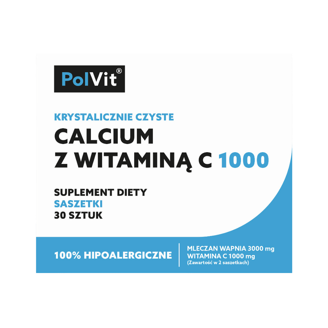 ​Wapń z witaminą C 1000 - Polvit