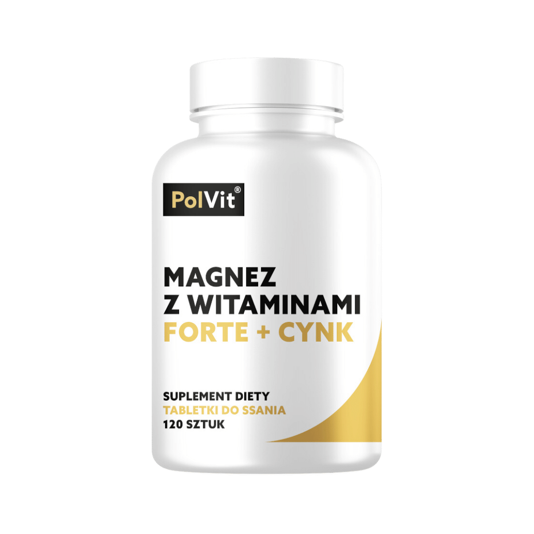 Magnez z witaminami&nbsp; Forte + Cynk - Polvit