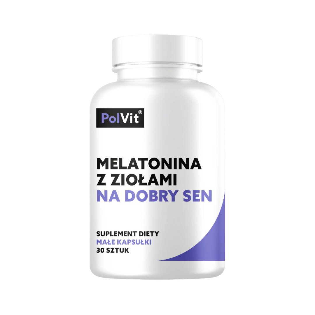 ​​Melatonina z ziołami na&nbsp;Dobry Sen - Polvit